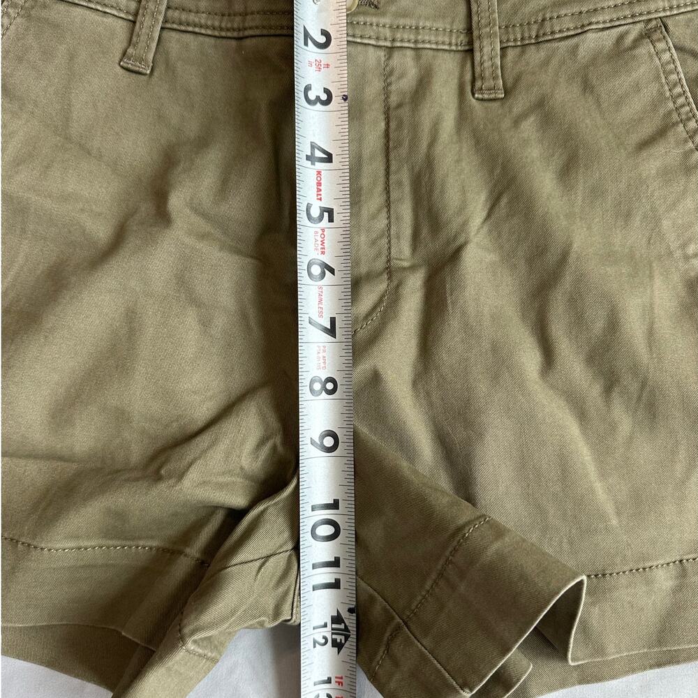 Banana Republic Military Green, Mid Rise, Chino/Khaki Shorts NWT- 6 - Picture 9 of 10